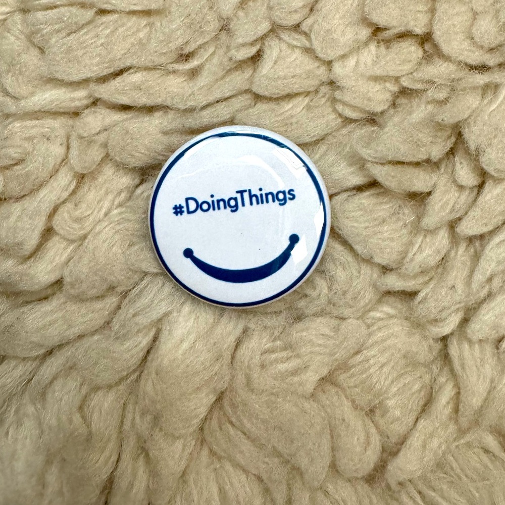 Outdoor Voices Doing Things Button - image 1